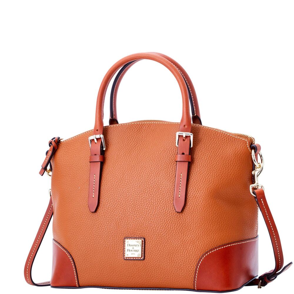 Dooney & Bourke Domed Pebble Leather Satchel